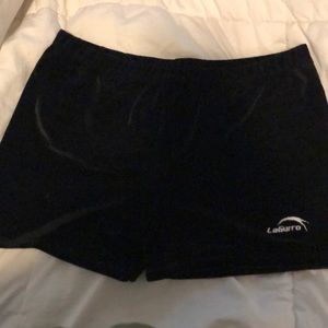 velvet compression shorts